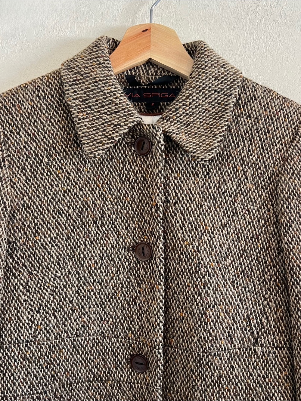 Via Spiga Wool Blend Coat - Picture 3 of 16